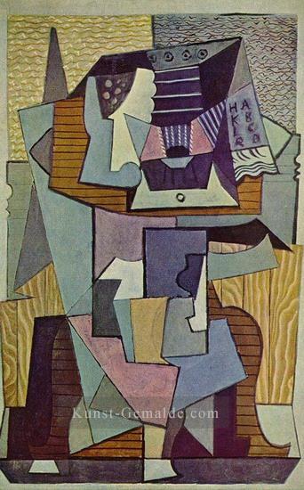 Stillleben sur un gueridon La table 1919 kubistisch Ölgemälde